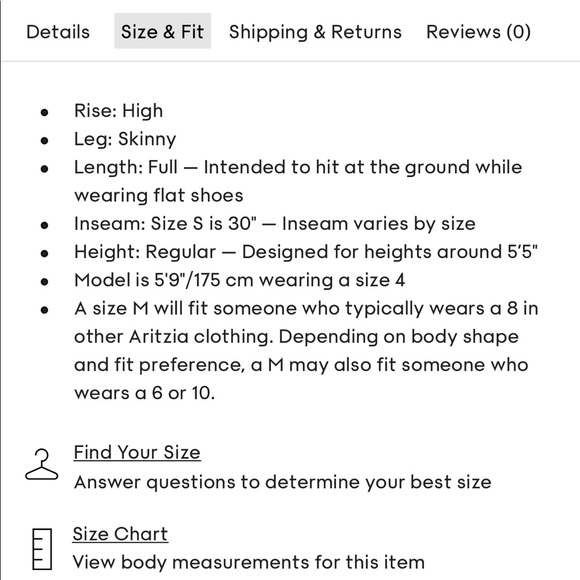 Wilfred Free Daria Leather Legging Black XS - Picture 4 of 5